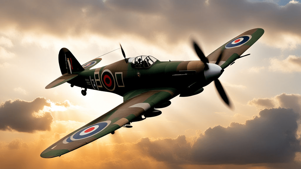 Hawker Hurricane impression painting